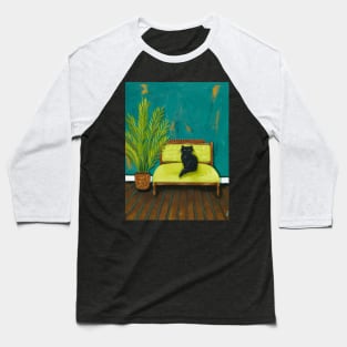 Onyx On the Settee Baseball T-Shirt